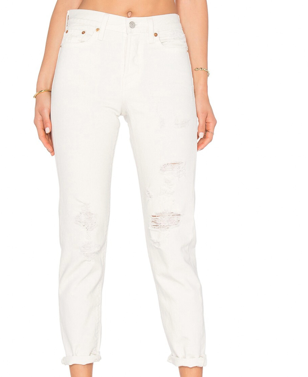 Levi's Wedgie Icon Fit Jeans 28 Vintage Chalk Denim Distressed Button Fly